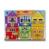 Zabawki kreatywne - Melissa & Doug MDT MSK Latches Board Display GML - miniaturka - grafika 1