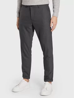 Spodnie męskie - Casual Friday Spodnie materiałowe Portman 2.0 20504515 Szary Slim Fit - grafika 1