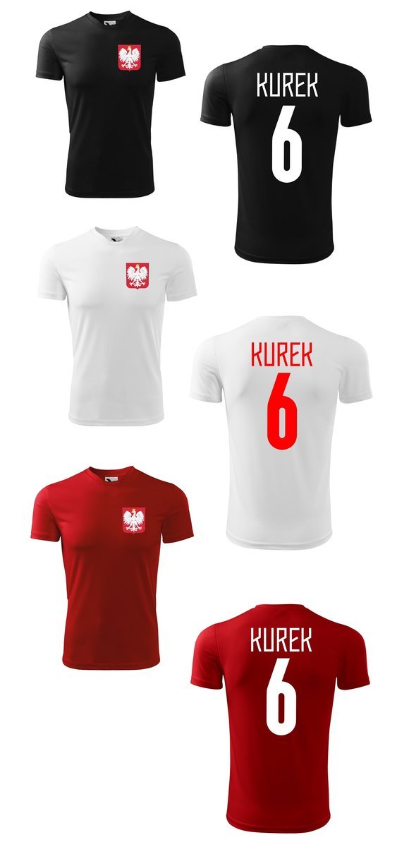 Treningowa Koszulka POLAND Bartosz KUREK 6 jr