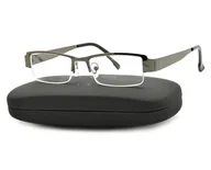 Okulary korekcyjne, oprawki, szkła - Minusy Okulary korekcyjne metalowo-żyłkowe ST309A moc: -1 - miniaturka - grafika 1