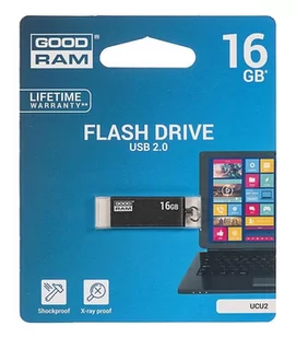 Goodram Flashdrive 16GB (UMO2-0160W0R11) - Pendrive - miniaturka - grafika 1