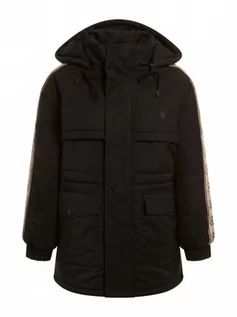 Kurtki damskie - Damska kurtka parka puchowa GUESS 4G PUFFER JACKET - grafika 1