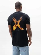 Koszulki męskie - T-SHIRT BAWEŁNIANY 100% Koszulka Męska Czarna Point X ZACHÓD PALMY XXL - miniaturka - grafika 1