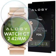 Akcesoria do smartwatchy - Alogy 3x Folia hydrożelowa ochronna na ekran Alogy Hydrogel do Huawei Watch GT 2 42mm - miniaturka - grafika 1