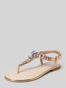 Klapki i japonki damskie - Japonki z obszyciem ozdobnymi kamieniami model 'KIRA ICE' - miniaturka - grafika 1