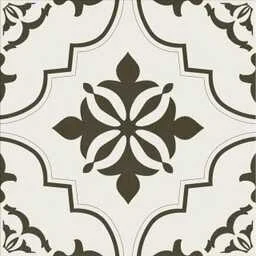 Gres szkliwiony LOVELY PATCHWORK ETERNITY white-black mat 29,8x29,8 gat. II - Płytki ceramiczne - miniaturka - grafika 1