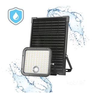 Naświetlacz Solarny LED 30W CZUJNIK RUCHU z pilotem Regulacja Barwy PREMIUM - Lampy ogrodowe - miniaturka - grafika 1