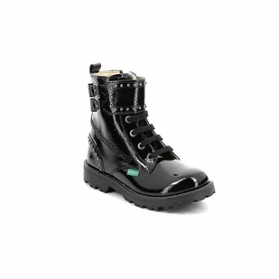 Botki dziewczęce KICKERS GROOROCK - Botki damskie - miniaturka - grafika 1