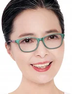 Okulary korekcyjne, oprawki, szkła - Okulary do czytania kocie damskie bliż +1 - miniaturka - grafika 1