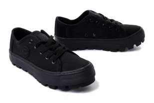 BIG STAR JJ274489 czarny, tenisówki/półtrampki damskie - Big Star - Półbuty damskie - miniaturka - grafika 1