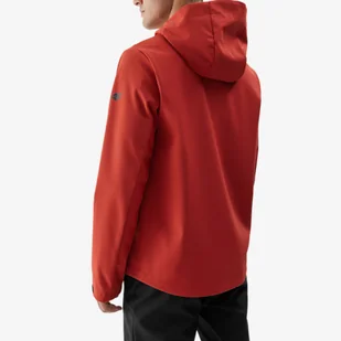 Kurtka 4F Męski Softshell Wiatrówka Zapinane Kieszenie Czerwona 24TSOFM283-61S - Kurtki męskie - miniaturka - grafika 1