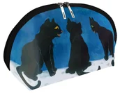 Kosmetyczki, organizery i kuferki - Kosmetyczka Czarne koty na śniegu Louis Wain - miniaturka - grafika 1