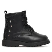 Buty dla dziewczynek - Trapery Primigi 8909633 M Czarny - miniaturka - grafika 1
