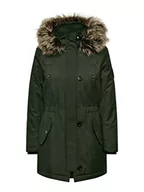 Płaszcze damskie - Bestseller A/S Damska parka zimowa ONLIRIS CC 2023 OTW płaszcz, Rosin/Detail:Brown FUR, L, Rosin/Detail:BROWN FUR, L - miniaturka - grafika 1