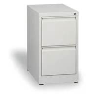 Szafy biurowe - B2B Partner Szafa kartotekowa A4, 2 szuflady, szara V002 - miniaturka - grafika 1