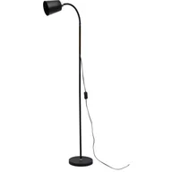 Lampy stojące - Lampa podłogowa PLATINET PFLF60 Czarny wysokość 160 cm - miniaturka - grafika 1