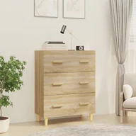 Komody - Lumarko Komoda, dąb sonoma, 70x34x90 cm, materiał drewnopochodny - miniaturka - grafika 1