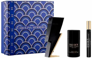 Zestaw męski Carolina Herrera Bad Boy Woda toaletowa 100 ml + 10 ml + Żel pod prysznic 100 ml (8411061092545) - Zestawy kosmetyków męskich - miniaturka - grafika 1