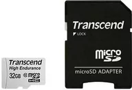 Karty pamięci - TRANSCEND TS32GUSDHC10V, MicroSDHC, 32 GB + adapter - miniaturka - grafika 1