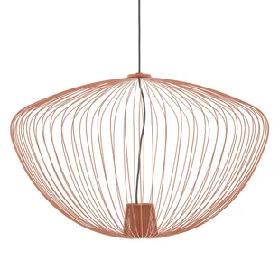 Wisząca lampa druciana PUMPKIN 11494 salonowa pomarańczowy - Lampy sufitowe - miniaturka - grafika 1