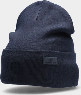 4f Czapka zimowa H4Z22-CAM004 Granatowy r.one size - Czapki damskie - miniaturka - grafika 1