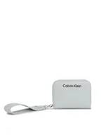 Portfele - Calvin Klein Duży Portfel Damski Gracie K60K611688 Szary - miniaturka - grafika 1