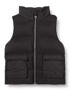 NAME IT Chłopcy NKMMELLOW Puffer Vest TB kamizelka buforowa, czarna, 146, Schwarz, 146 - Kurtki i płaszcze dla chłopców - miniaturka - grafika 1