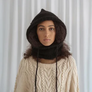 Kominiarka Simple Cloudy Balaclava z trokami - Czapki damskie - miniaturka - grafika 1