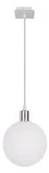 Lampy ścienne - Candellux Lampa wisząca biały klosz kula 15cm Oden 31-03287 31-03287 - miniaturka - grafika 1
