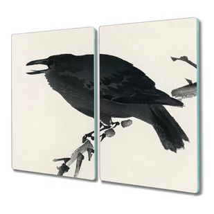 Deska szklana 2x30x52 Azjatyckie kwiaty nowoczesna, Coloray - Deski do krojenia - miniaturka - grafika 1