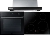 Zestawy AGD - Zestaw AGD do zabudowy Samsung Piekarnik NV68A1145CK + Płyta indukcyjna NZ64H37070K + Okap NK24M1030IB - miniaturka - grafika 1