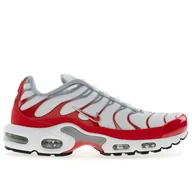 Buty sportowe męskie - Buty męskie Nike Air Max Plus IF6224-101 - czerwono-białe - miniaturka - grafika 1