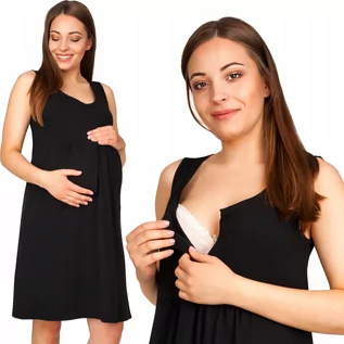 Odzież ciążowa - Koszula nocna ciążowa do karmienia Zosia - Anda - grafika 1