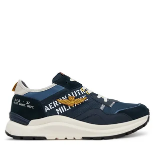 Sneakersy Aeronautica Militare 251SC286CT3543 Granatowy - Sneakersy męskie - miniaturka - grafika 1