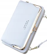 Etui i futerały do telefonów - Saszetka - Małe etui na telefon - Różnorodność smartfonów - Wysoka jakość wykonania - Elegancja - Różnorodność kolorów - Kieszenie na karty - Szary - miniaturka - grafika 1