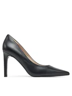 Czółenka - Calvin Klein Szpilki Heel Pump 90 - Lth HW0HW02336 Czarny - miniaturka - grafika 1