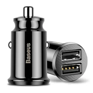 Baseus Baseus Grain ładowarka samochodowa 2x USB 5V 3.1A black (CCALL-ML01) - Ładowarki samochodowe - miniaturka - grafika 12