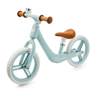 Dziecięcy rowerek biegowy Kinderkraft Fly Plus Baby Blue - Rowerki biegowe - miniaturka - grafika 1