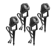 Lampy ogrodowe - Emos ZESTAW 4x LED RGBIC Ściemn. zewn. lampa LED/7W/230V 3000-6500K IP65 Wi-Fi Tuya - miniaturka - grafika 1
