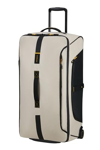 Samsonite Paradiver Light - Torba podróżna z kółkami 79 cm, duża torba podróżna, bagaż podróżny duży, wodoodporny, lekki, 121,5L, beżowy (piaskowy)