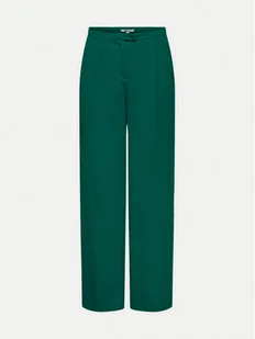 ONLY Spodnie materiałowe Leila 15338347 Zielony Wide Leg - Spodnie damskie - miniaturka - grafika 1