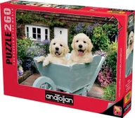 Puzzle - Puzzle 260 Szczenięta w taczce Nowa - miniaturka - grafika 1