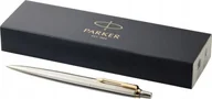 Długopisy - Długopis PARKER JOTTER stalowy GT w eleganckim pudełku - miniaturka - grafika 1