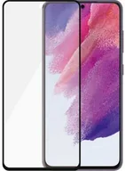 Szkła hartowane na telefon - Panzerglass Szkło hartowane Galaxy S21 FE, antybakteryjne, CF E2E, czarna ramka - miniaturka - grafika 1