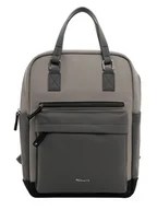 Plecaki - Tamaris Plecak "Gianna" w kolorze szarobrązowo-szarym - 38 x 38 x 17 cm - miniaturka - grafika 1