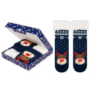 Ozdoby bożonarodzeniowe - Skarpetki damskie SOXO renifer-35–40 - miniaturka - grafika 1