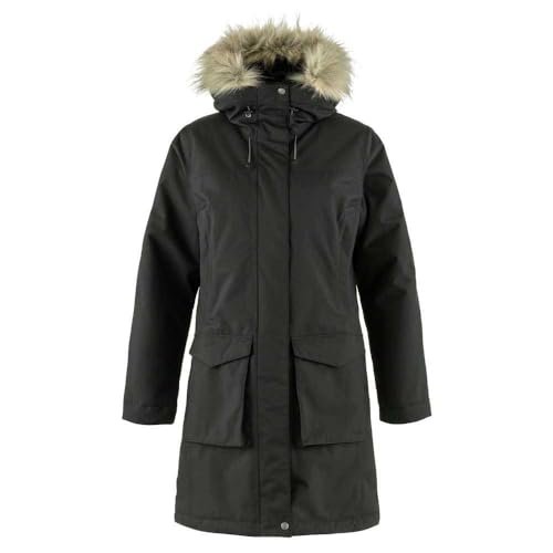 Fjallraven 87161-550 Nuuk Lite Parka W kurtka damska, czarna, rozmiar XS