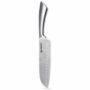Noże kuchenne - Nóż santoku stalowy 31 cm kod: O-259271 - miniaturka - grafika 1