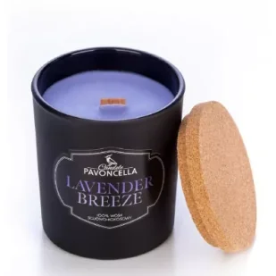 Świeczka sojowa Lavender Breeze czarna 135g - Świece - miniaturka - grafika 1