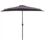 Parasole ogrodowe - Parasol Ogrodowy Półokrągły 270 Cm Szary Galati - miniaturka - grafika 1